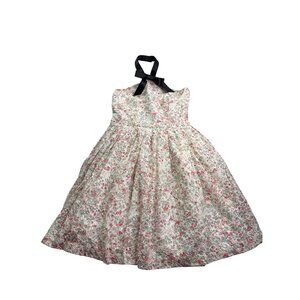 Rodarte For Target Formal Halter Mini Dress Juniors Size 1 Floral Lace Overlay